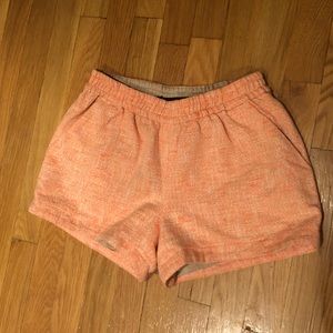 Cut 25 by Yigal Azrouel Knit Neon Orange Shorts